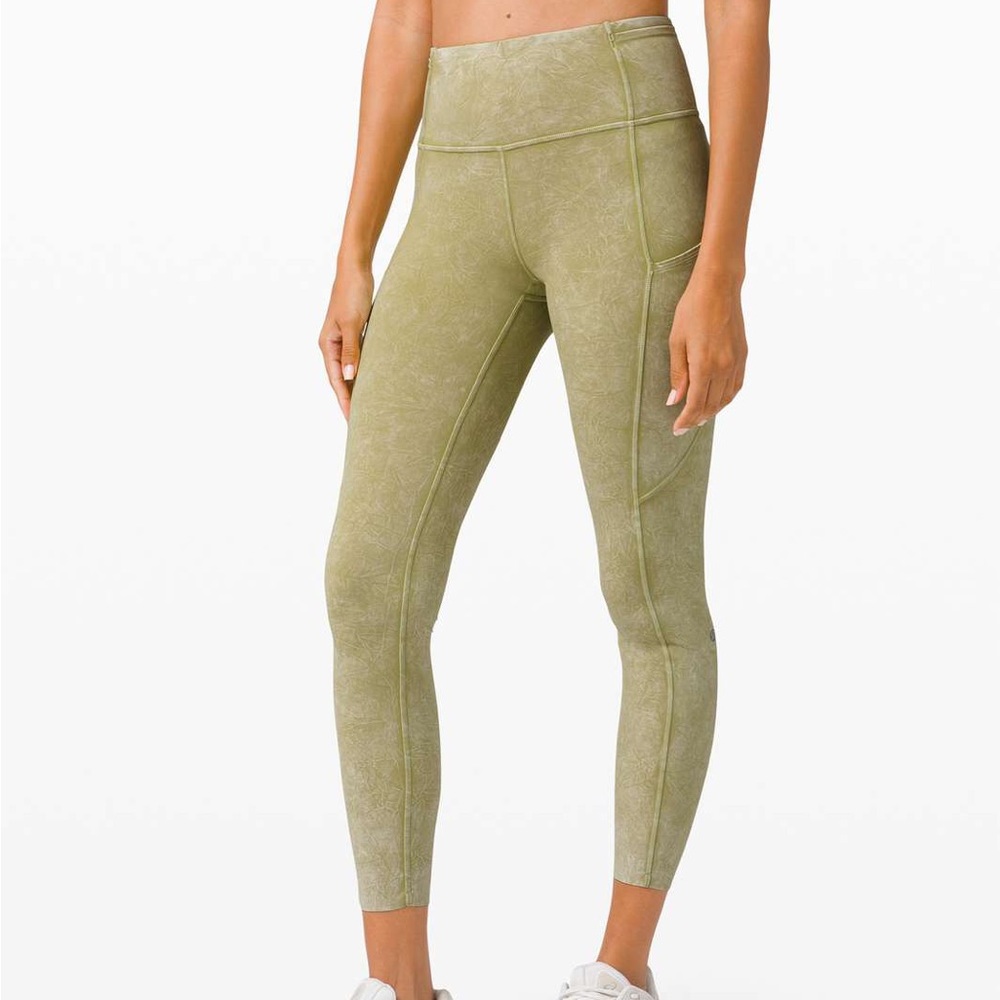 Lululemon Fast and Free High Rise Tight 25" *Ice Dye